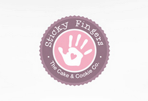 Logo Design for Sticky Fingers by Freelance Graphic Designer and Online Marketing Consultant Andrew Akinyede. Click to visit Andrew's portfolio!