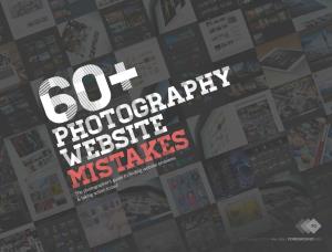 Free E-book 60 Photography Website Mistakes. The Opt-in Bonus You Get When Signing up for Foreground's Newsletter. Click to visit Alex's website!